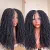 Full Lace Knotless Twist-out Microlocs Boho Wig with Invisible Drawstring
