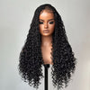 Natural Black Full Lace Braided Cornrows Wig With Baby Hair