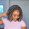 Salt and Pepper HD Full Lace Twist-out Pixie Wig with Baby Hairs