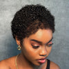Beginner Friendly Full Lace 3C Curly Pixie Wig For Daily Wear