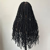 Full Lace Knotless Micro Sisterlocs Braids Bohemian Invisi Drawstring Wig