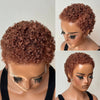 Fresh Start Brown Short Curly Pixie 13x6 Lace Wig with Tight Curls