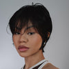 Glueless Short Pixie Cut Straight Bob Wig With Fringes