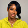 Retro Luxe Asymmetrical Pixie 13x6 Lace Wig with Finger Waves