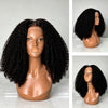 Glueless Natural Kinky Curly Lace Closure Wig
