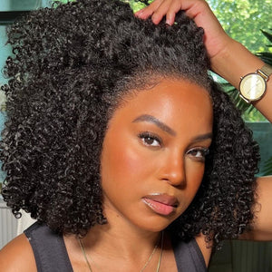 Kinky Edges HD Lace Frontal Ventilated Afro Kinky Coily Wig