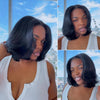 Glueless Blowout Layered Cut Bob 5x5 Lace Closure Wig