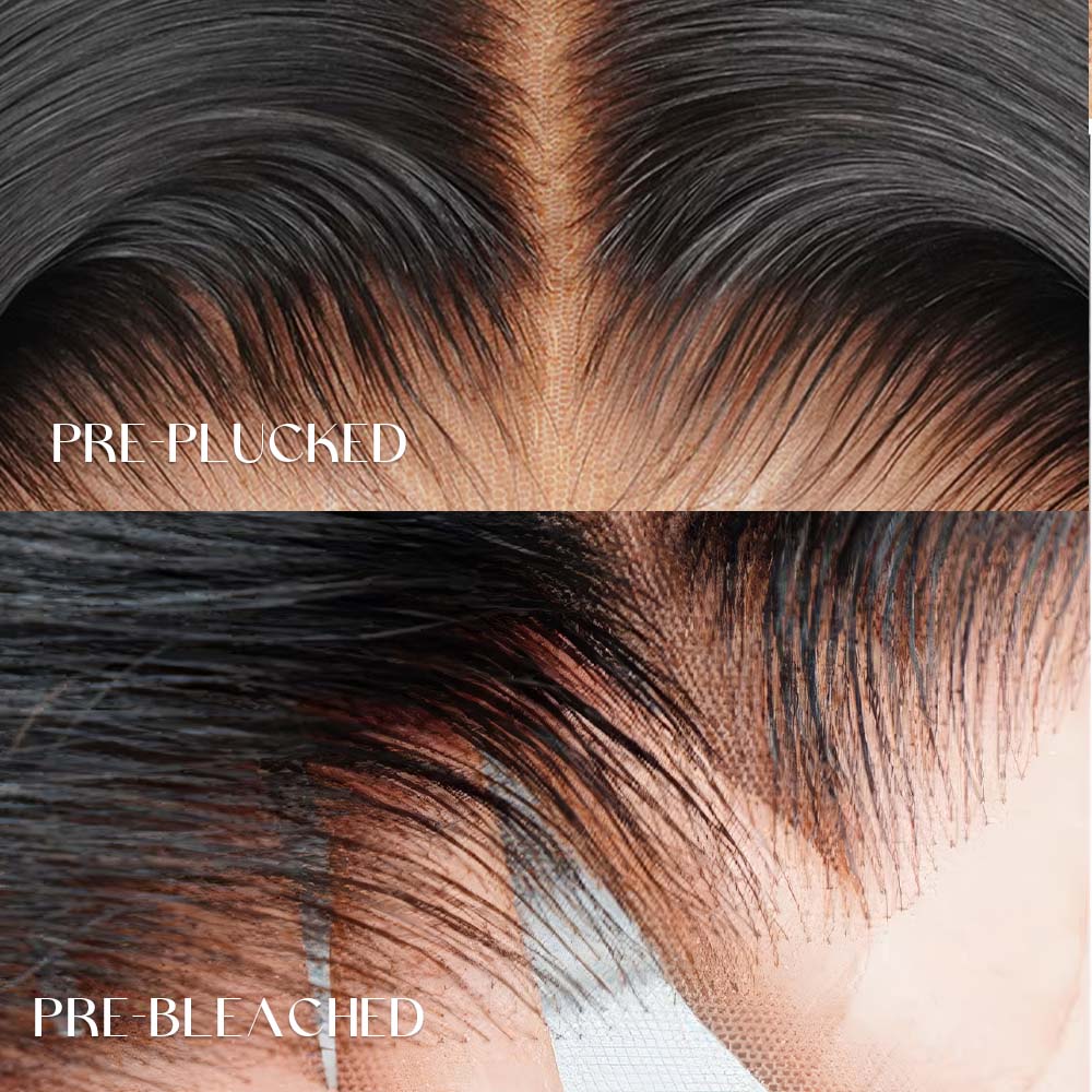 
            
                Load image into Gallery viewer, Ombre 613 Blonde Wave Bob With Dark Root Balayage 13x4 Lace Front Wig
            
        