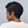 Deco Elegance Side Part Pixie 13x6 Lace Wig with Finger Waves