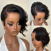 Regal Allure Asymmetrical Pixie 13x6 Lace Wig with Soft Sculpted Curls