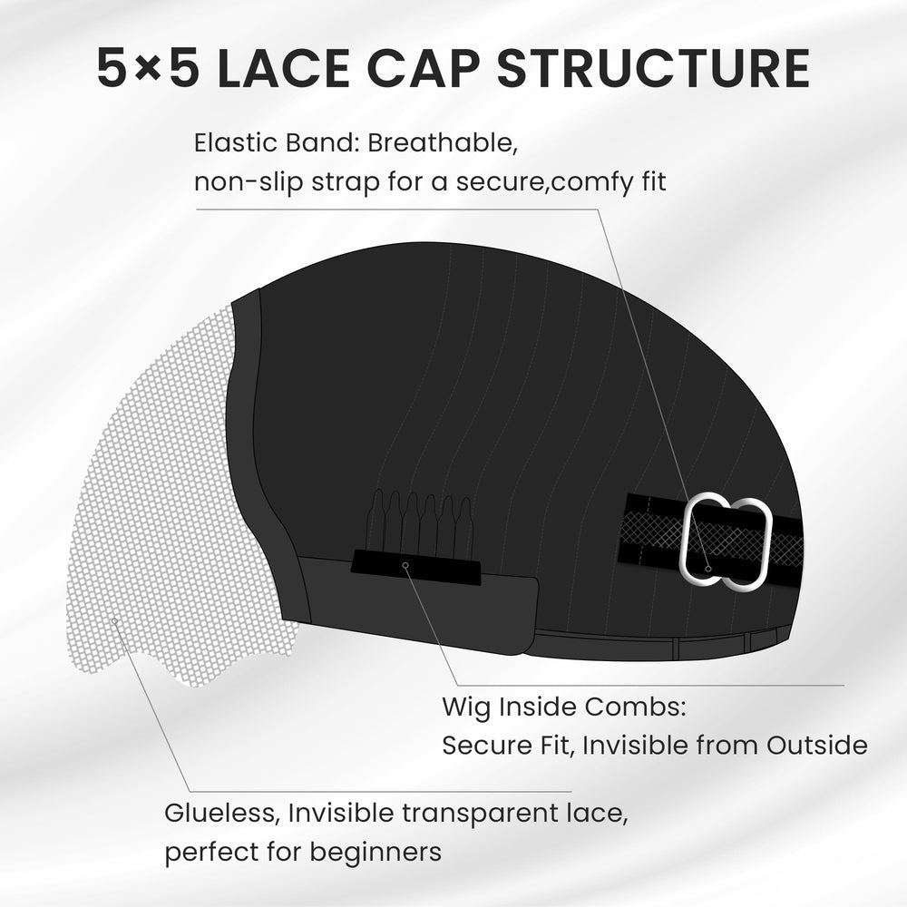 
            
                Load image into Gallery viewer, Short Blonde Highlights Glueless Pixie Curly Lace Closure Wig
            
        