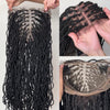 Full Lace Knotless Micro Sisterlocs Braids Bohemian Invisi Drawstring Wig
