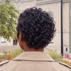 Charisma Side Part Curly Pixie 13x6 Lace Wig with Defined Ringlets