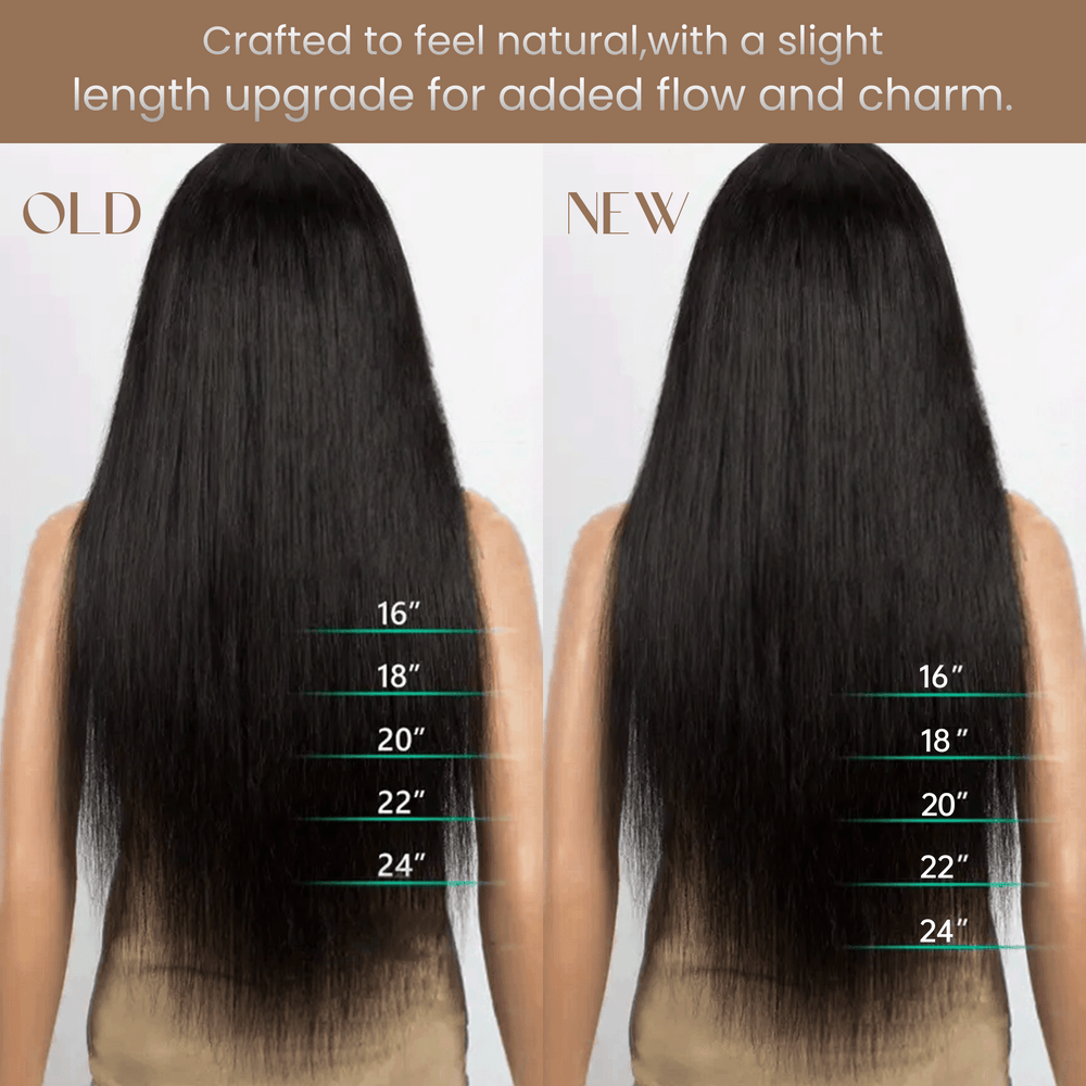 Effortless Chic Naturally Layers Wigs: Honey Brown Hair Wig  Put On & Go with Bangs