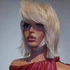 Short Layered Cut Hair With Fringe Bang 13x4 Lace Wig