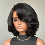 Put on & Go Short Cut Layered Bob 5x5 Lace Closure Wig