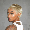 Sleek Short Blonde Wig Natural Lace Front Perfect Pixie Cut