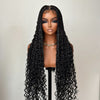 Full Lace Bohemian Braids With Soft Curls Drawstring Wig