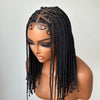 Full Lace Criss-Cross Knotless PB Braids Wig With Drawstring