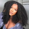Glueless Natural Kinky Curly Lace Closure Wig