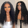 Natural Hairline Black Deep Wave 5x5 HD Lace Closure Wig Clearance