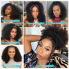Wear & Go Kinky Coils Half Wig With Drawstring 100% Human Hair