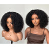 Glueless Juicy Curly HD Lace Closure With 4C Kinky Edges Pre-cut Wig