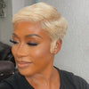 Couture 613 Blonde Layered Pixie 13x6 Lace Wig with Side Part