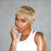 Sleek Short Blonde Wig Natural Lace Front Perfect Pixie Cut