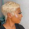 Couture 613 Blonde Layered Pixie 13x6 Lace Wig with Side Part