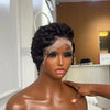 13x4 Lace Finger Wave Short Pixie Wig