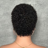 Full Lace Minimal Curly Afro Pixie Cut Wig With Drawstring