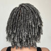 Salt and Pepper HD Full Lace Twist-out Pixie Wig with Baby Hairs