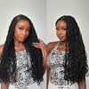 Full Lace Knotless Micro Sisterlocs Braids Bohemian Invisi Drawstring Wig