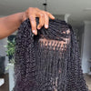 Full Lace Micro Kinky Twists Knotless Braided Wig With Invisi Drawstring