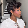 Freeform Side Part Pixie 13x6 Lace Wig with Tousled Layers