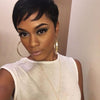 Modern Side Bangs Pixie Cut Full Lace Wig