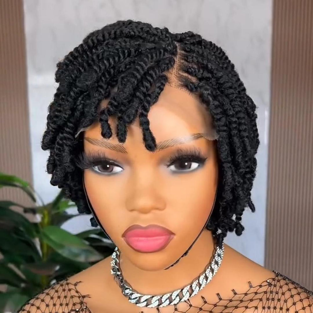 Full Lace Twist-out Afro Pixie Invisi Drawstring Wig