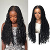 Full Lace Knotless Micro Sisterlocs Braids Bohemian Invisi Drawstring Wig