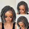 Salt and Pepper HD Full Lace Twist-out Pixie Wig with Baby Hairs