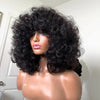 Glueless Voluminous Curly bob Wig With Bangs