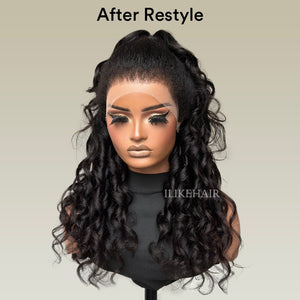 Kinky Edges HD Lace Frontal Ventilated Wig Body Wave