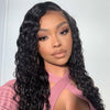 Natural Hairline Black Deep Wave 5x5 HD Lace Closure Wig Clearance