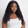 Natural Hairline Black Deep Wave 5x5 HD Lace Closure Wig Clearance