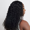 Natural Hairline Black Deep Wave 5x5 HD Lace Closure Wig Clearance