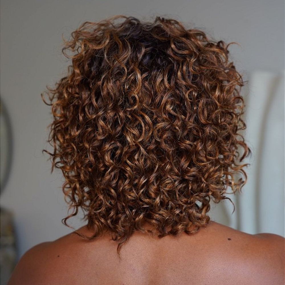 Put On & Go Pixie Curly Ombre Auburn Brown Wig