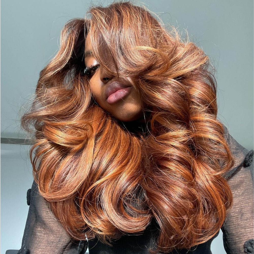 Copper Ombré Layer store Wig