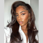 Ombre Chesnut Layered Cut Wavy 13x4 Lace Front Wig