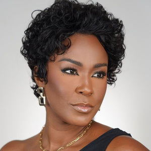 Boss Lady Short Pixie Cut Curly 13x2 Lace Front Wig