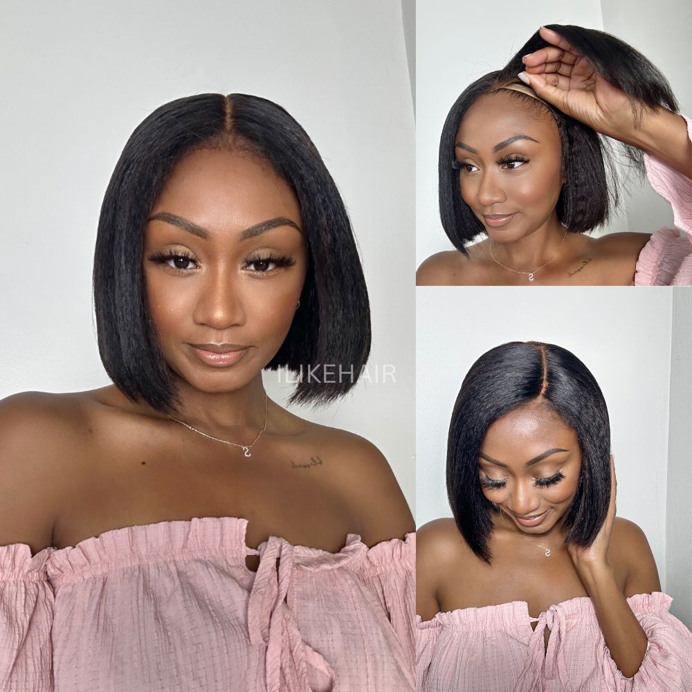 Hyperrealism Kinky Edges 13x4 Lace Ventilated Wig